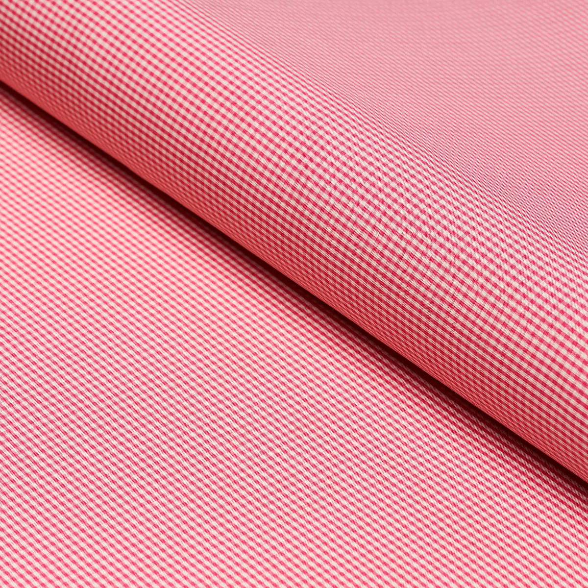 DALTON SILK GINGHAM_ CERISE