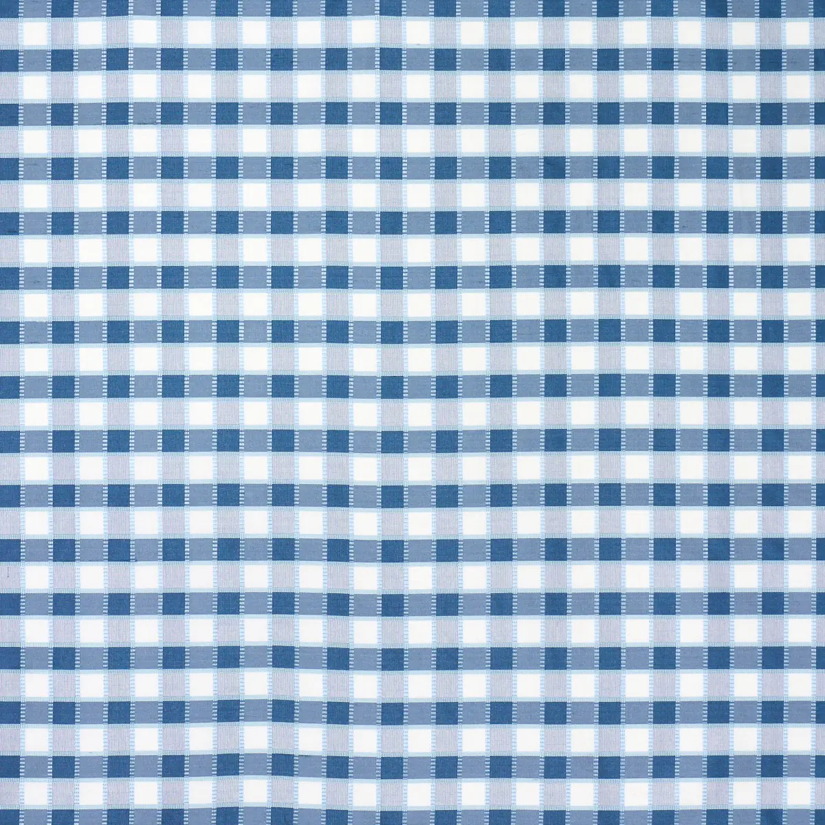 INGRID SILK CHECK_ BLUE