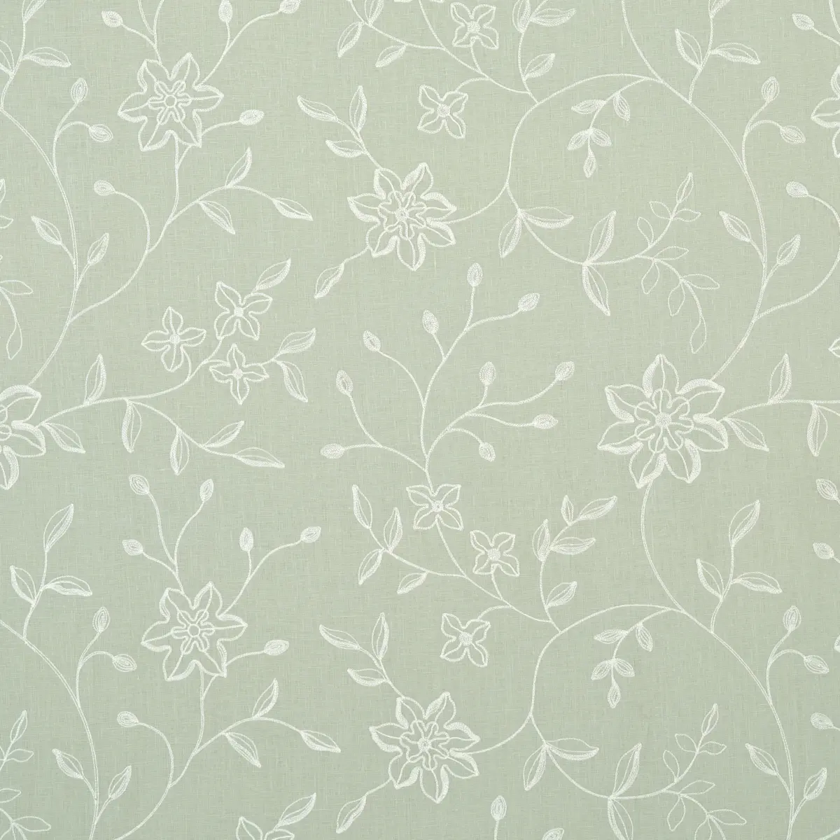 Georgia Linen Embroidery_ AQUA