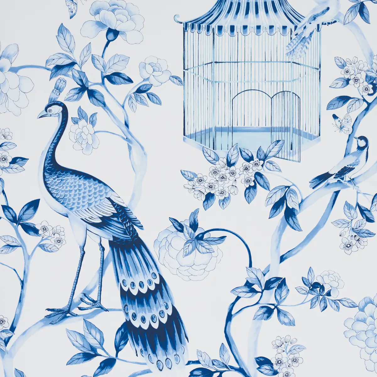 OISEAUX ET FLEURS_ PORCELAIN