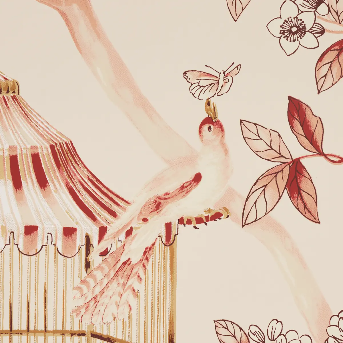 Oiseaux Et Fleurs_ CINNABAR