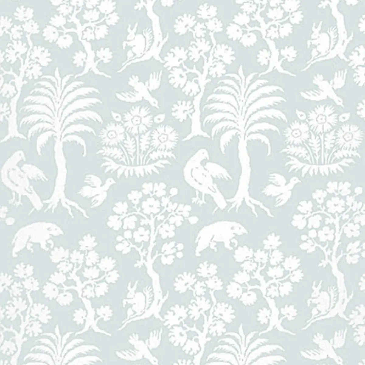 PALM DAMASK_ SKY