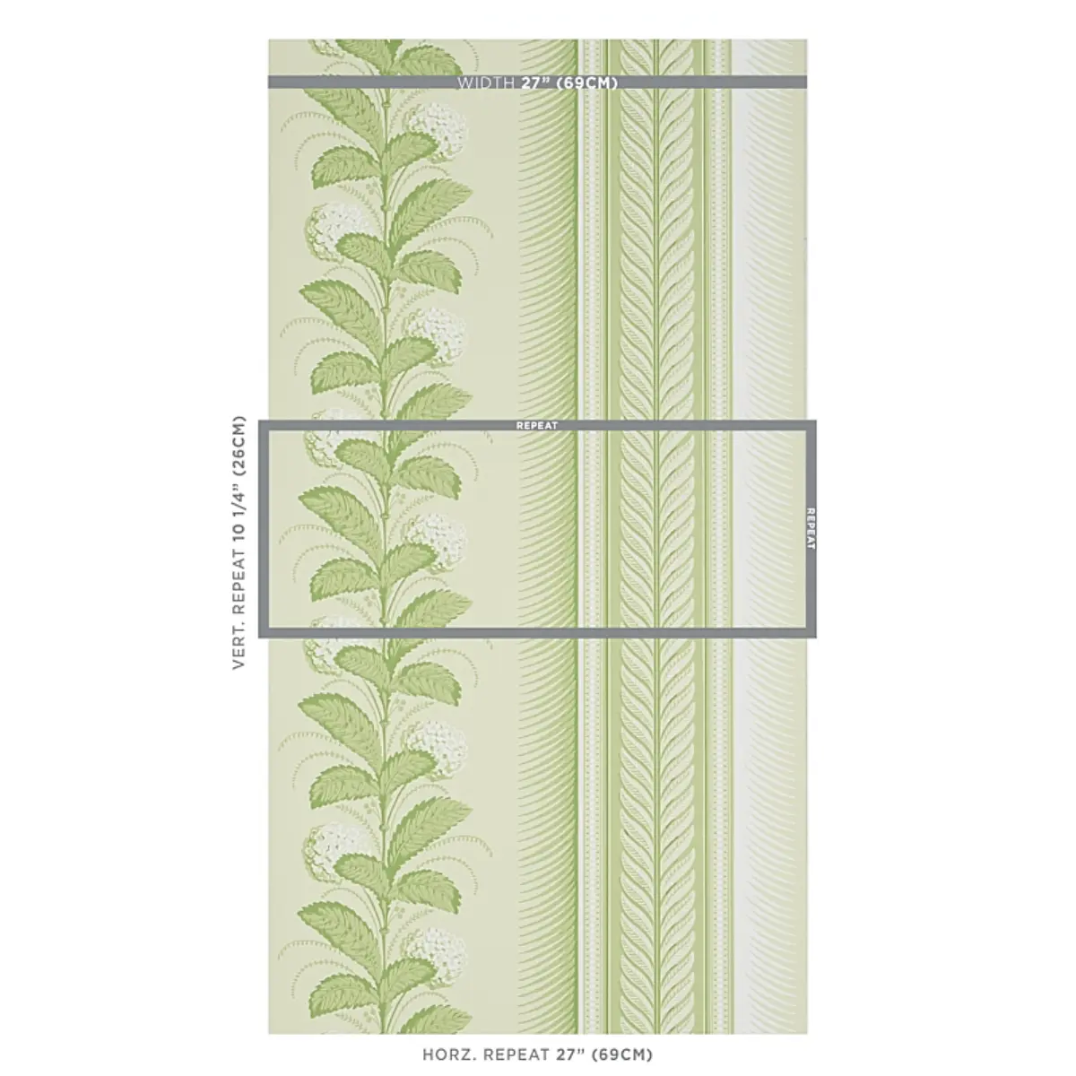 HYDRANGEA DRAPE_ GREEN