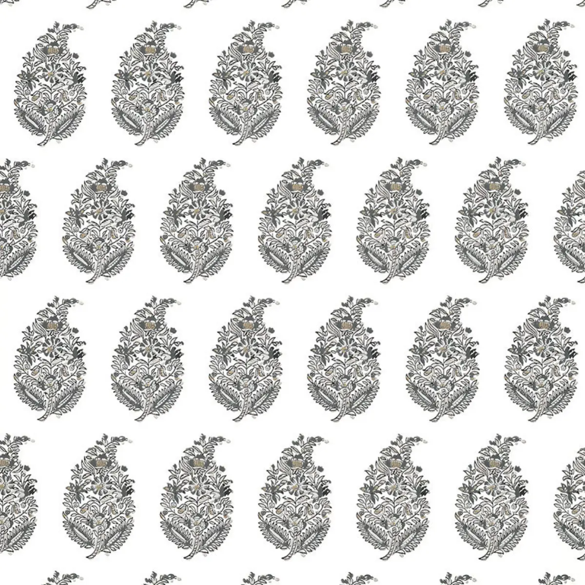 RAJASTHAN PAISLEY_ SILVER