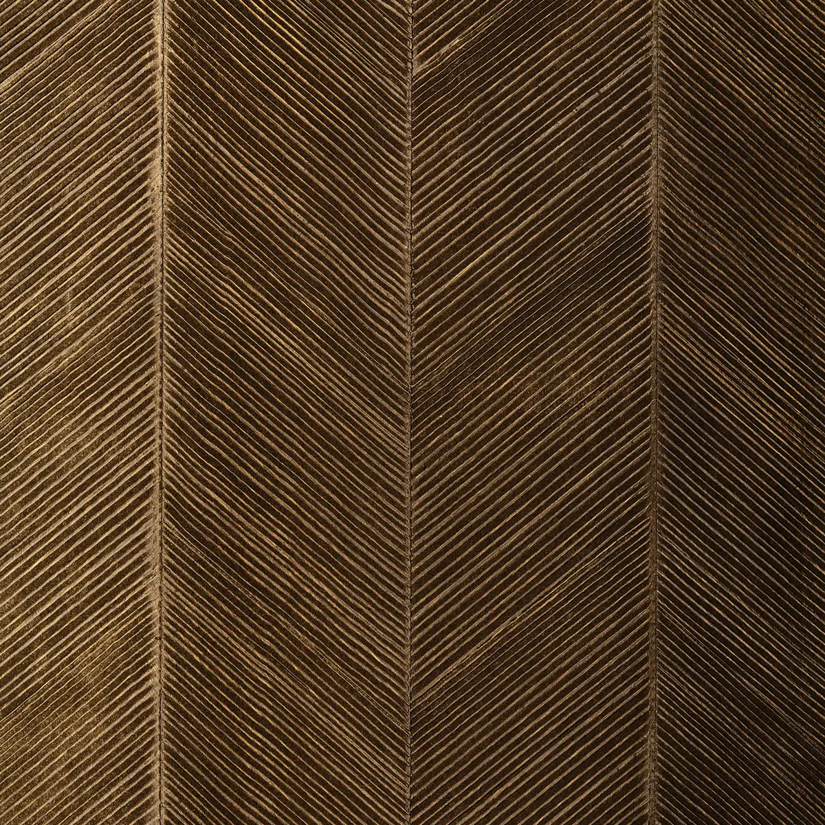 CHEVRON TEXTURE_ BURNISHED BRONZE
