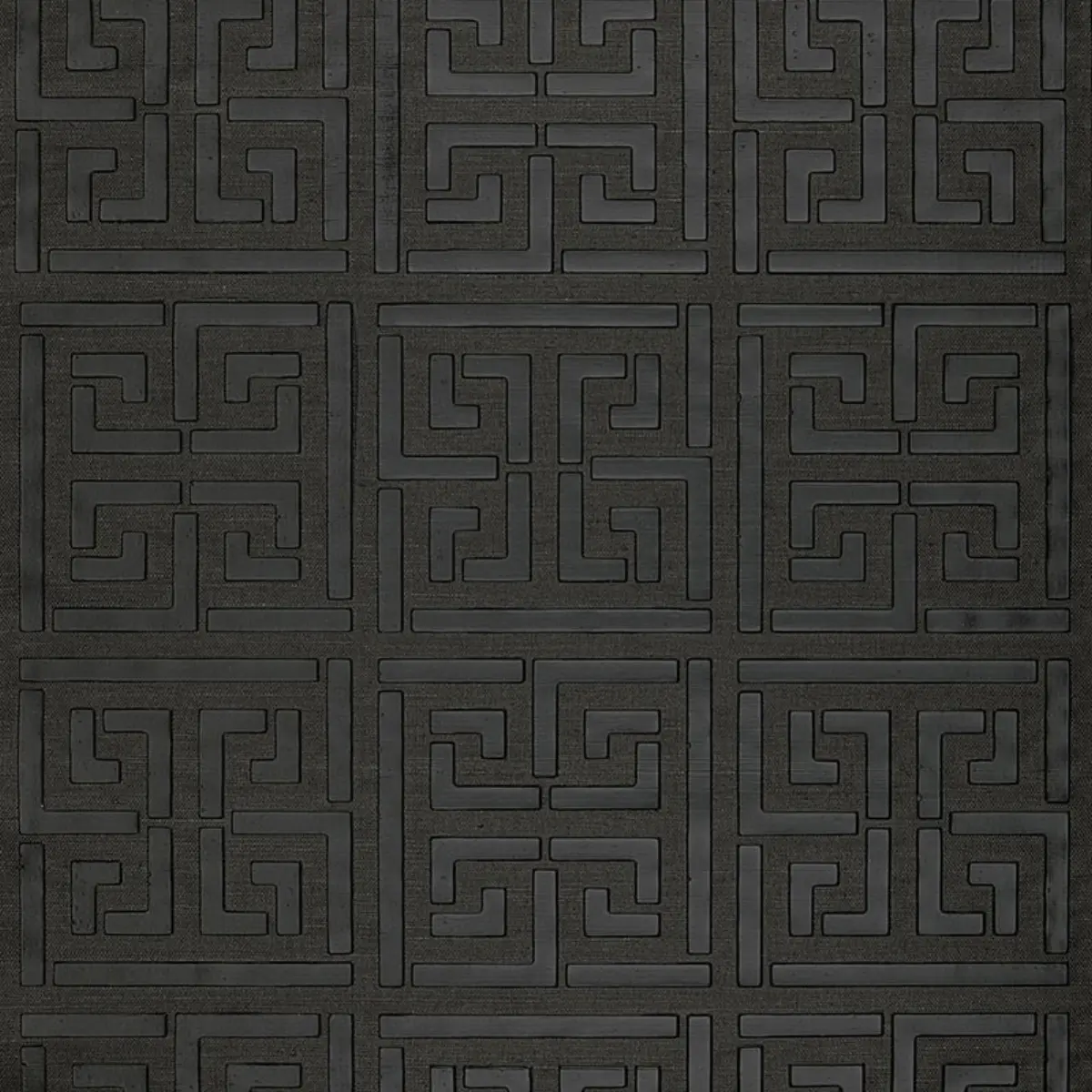 GREEK KEY SISAL_ JET