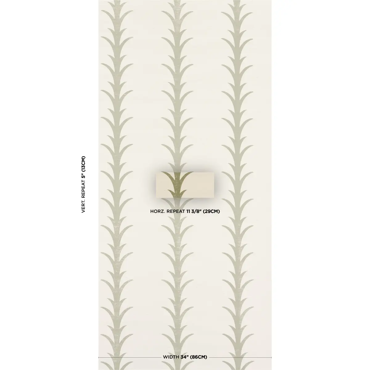 ACANTHUS STRIPE SISAL_ OLIVE