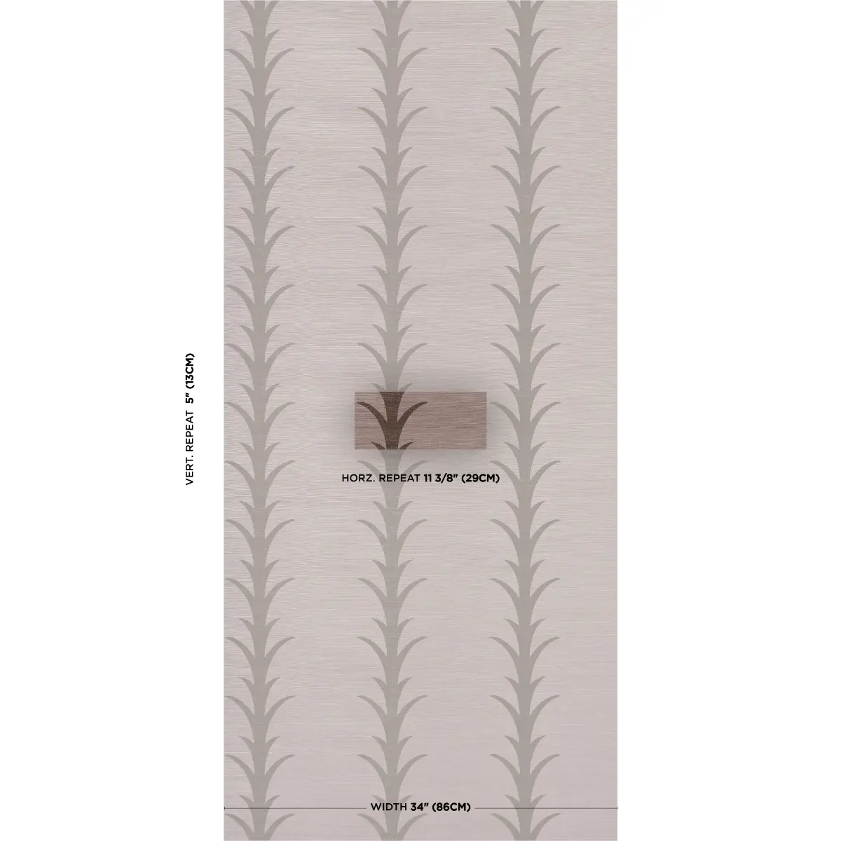 ACANTHUS STRIPE SISAL_ ROSE ANTIQUE