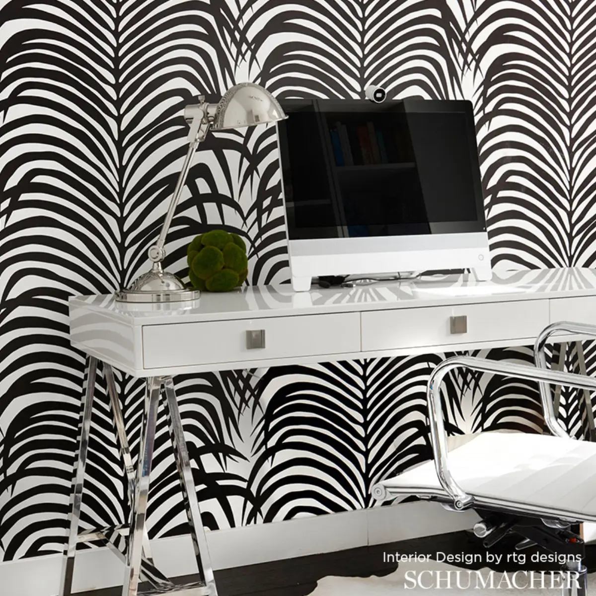 ZEBRA PALM_ EBONY