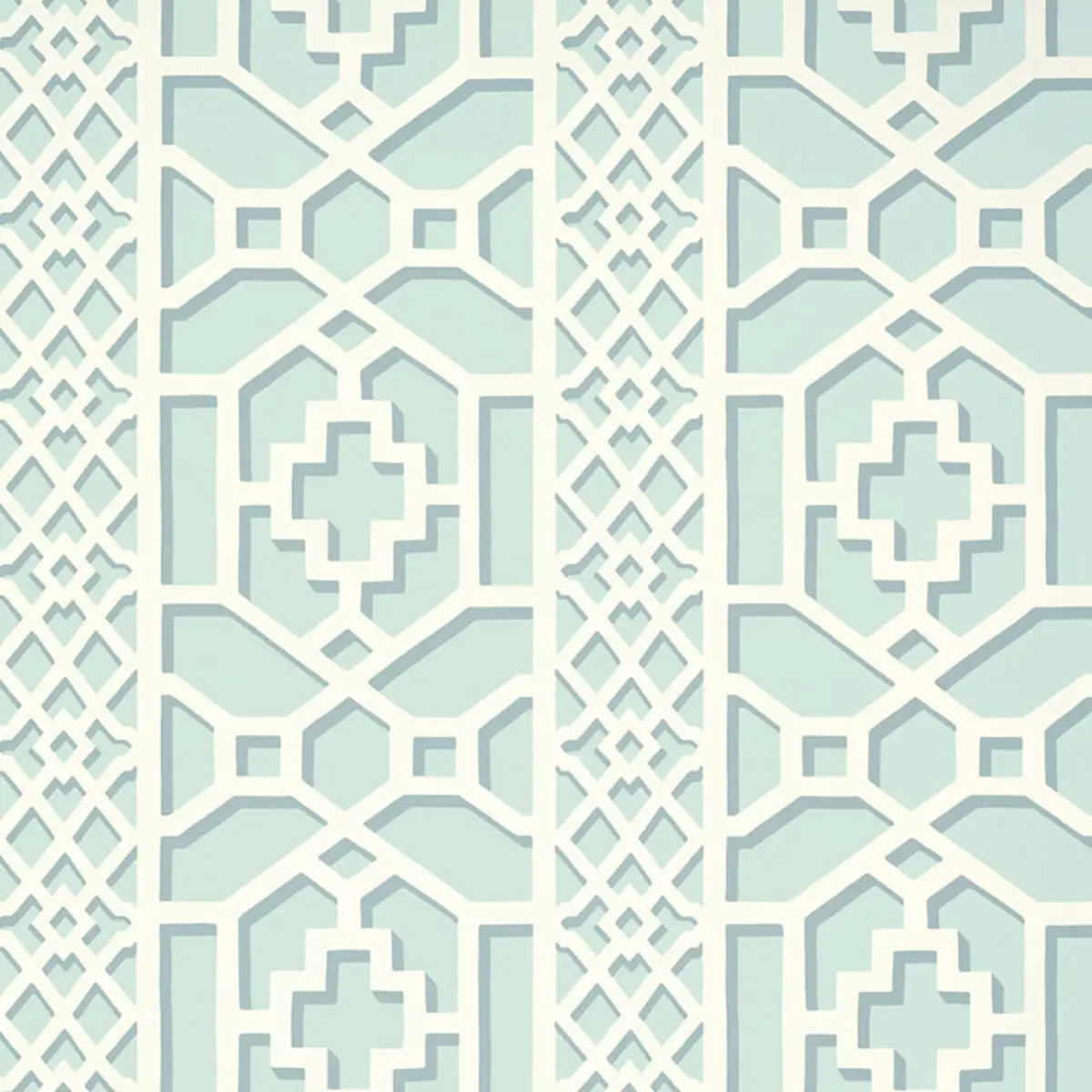 ZANZIBAR TRELLIS_ WINTER MINT