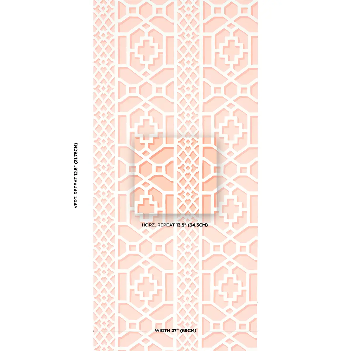 ZANZIBAR TRELLIS_ CORAL