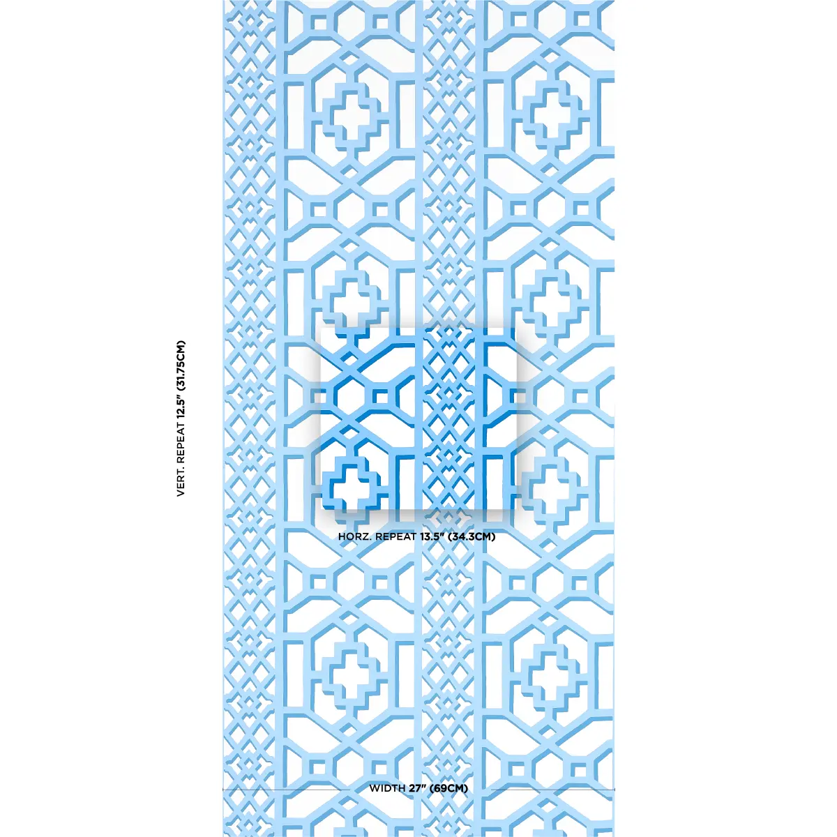 ZANZIBAR TRELLIS_ BLUE
