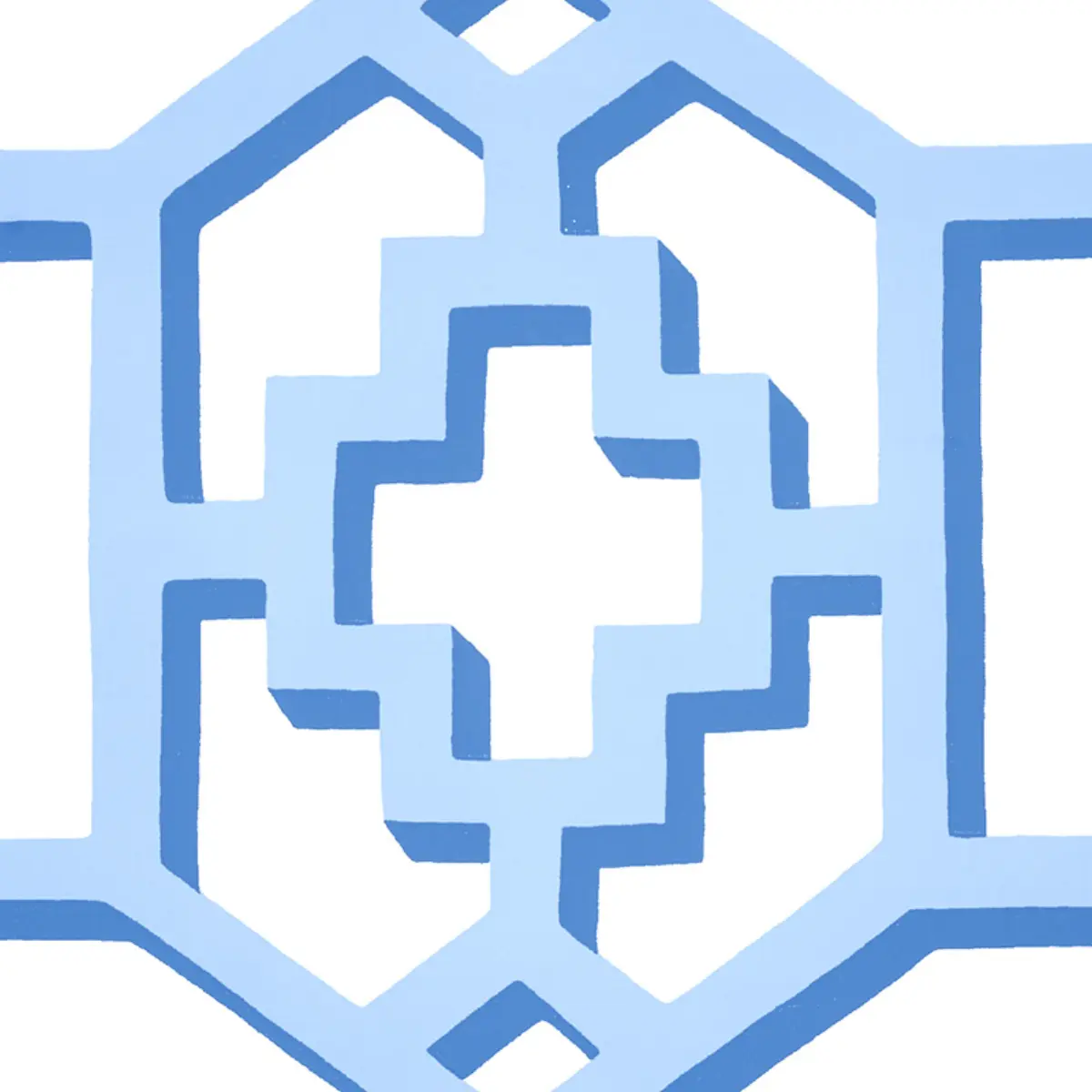 ZANZIBAR TRELLIS_ BLUE