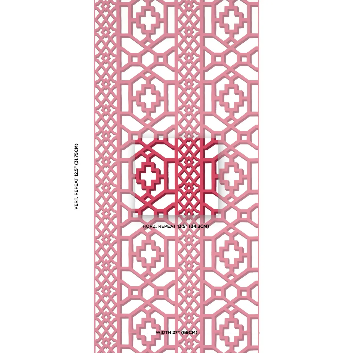 ZANZIBAR TRELLIS_ LAQUER RED
