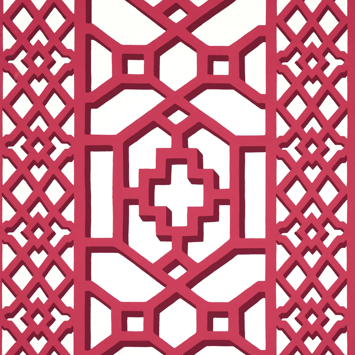ZANZIBAR TRELLIS_ LAQUER RED
