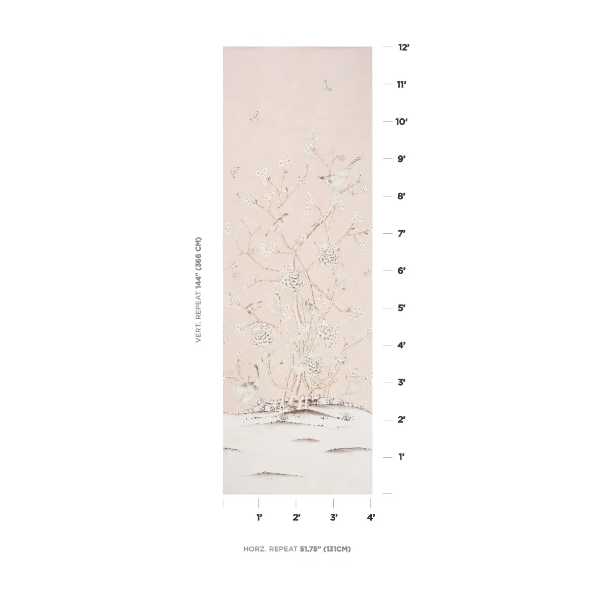 CHINOIS PALAIS PANEL_ BLUSH CONCH