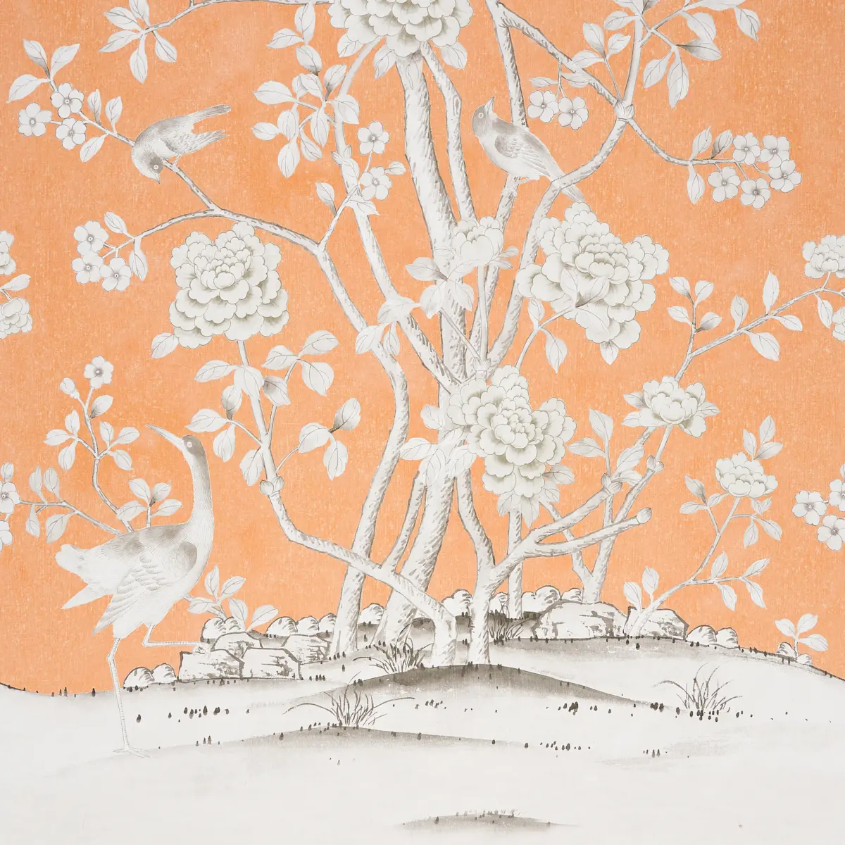 Chinois Palais Panel_ TANGERINE