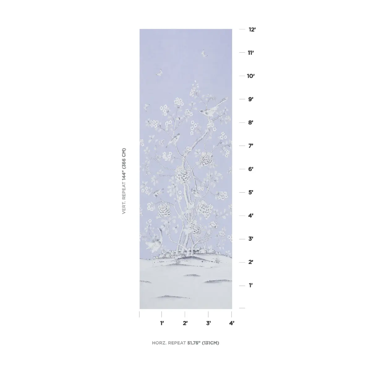 Chinois Palais Panel_ LAVENDER