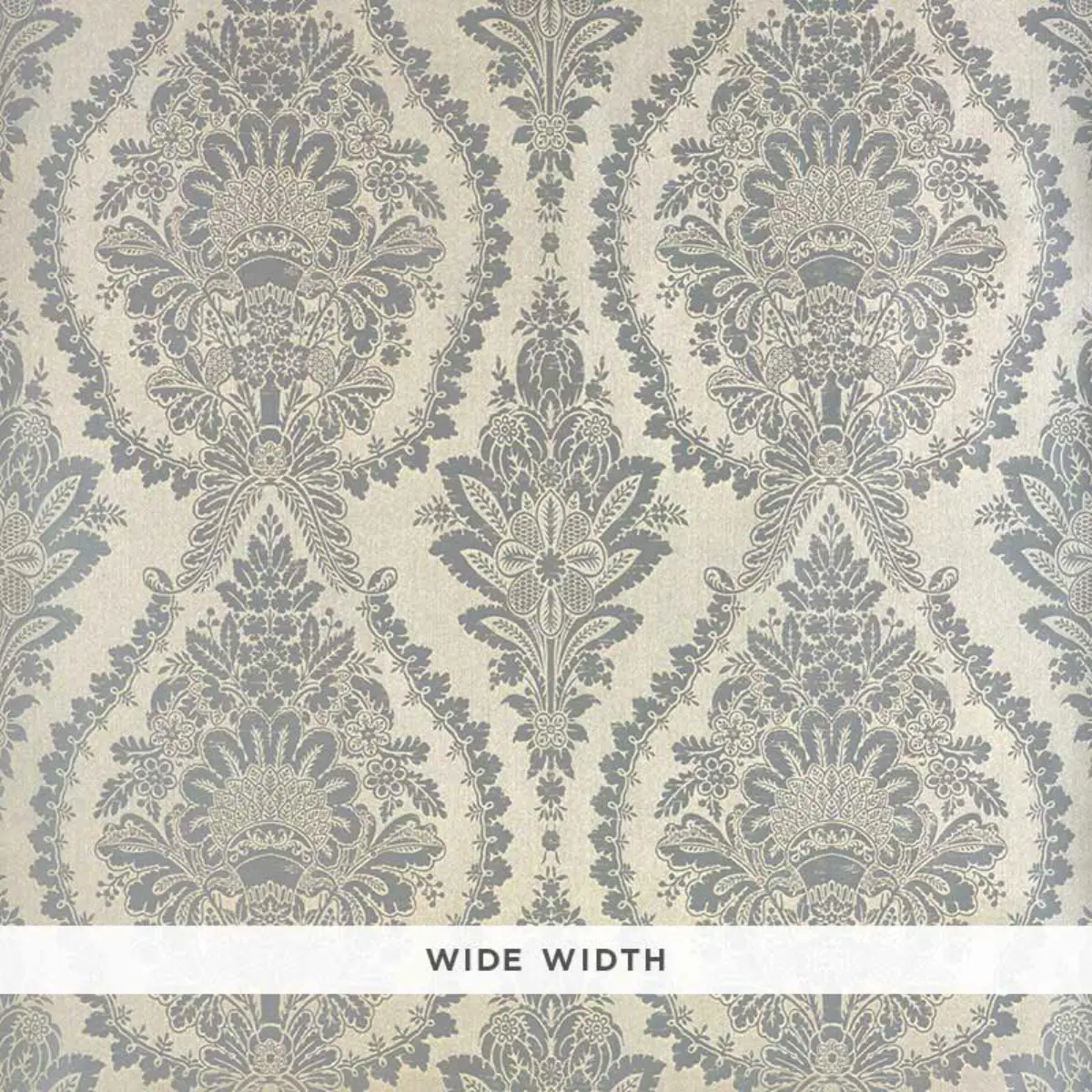 INCANDESCENCE DAMASK_ BURNISHED SILVER