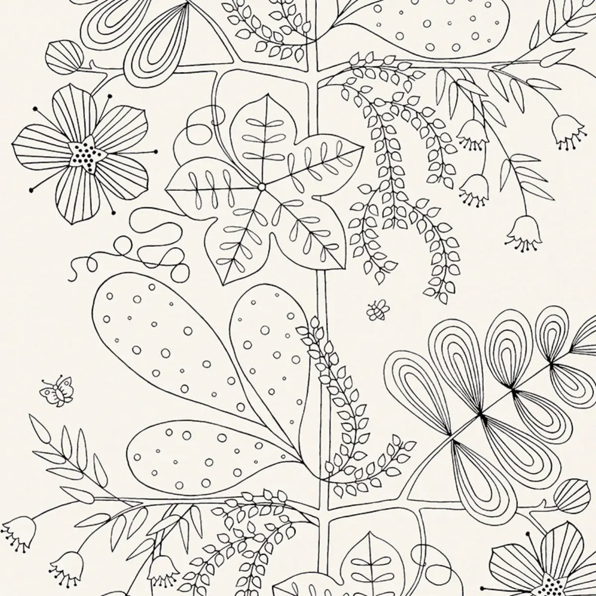 BLOMMEN_ NOIR / BLANC