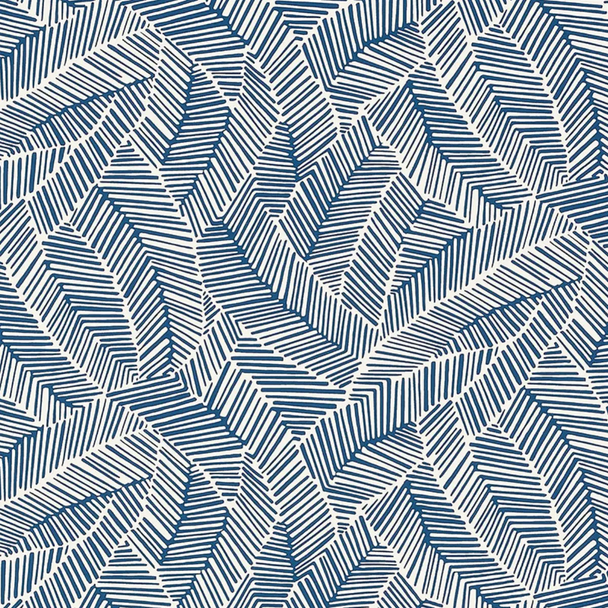 ABSTRACT LEAF_ NAVY