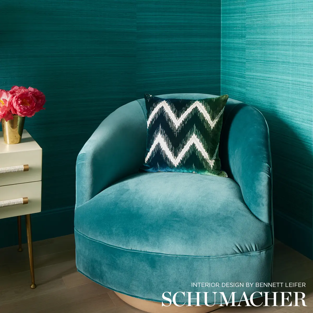 SHADED SILK_ PEACOCK