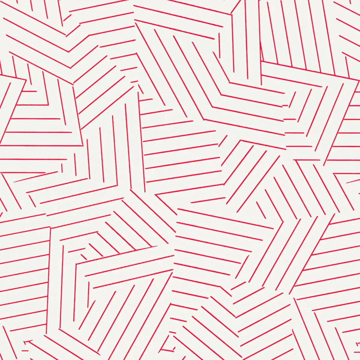 DECONSTRUCTED STRIPE_ RED