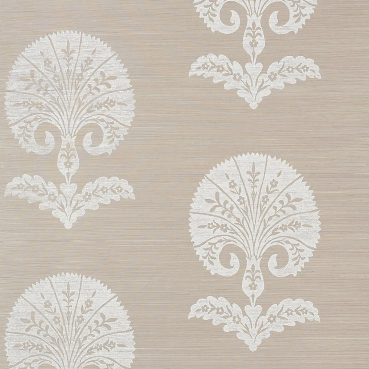 OTTOMAN FLOWER SISAL_ FOG