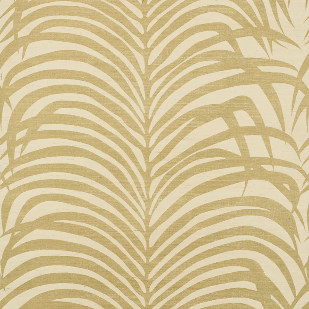 ZEBRA PALM SISAL_ GOLD ON IVORY