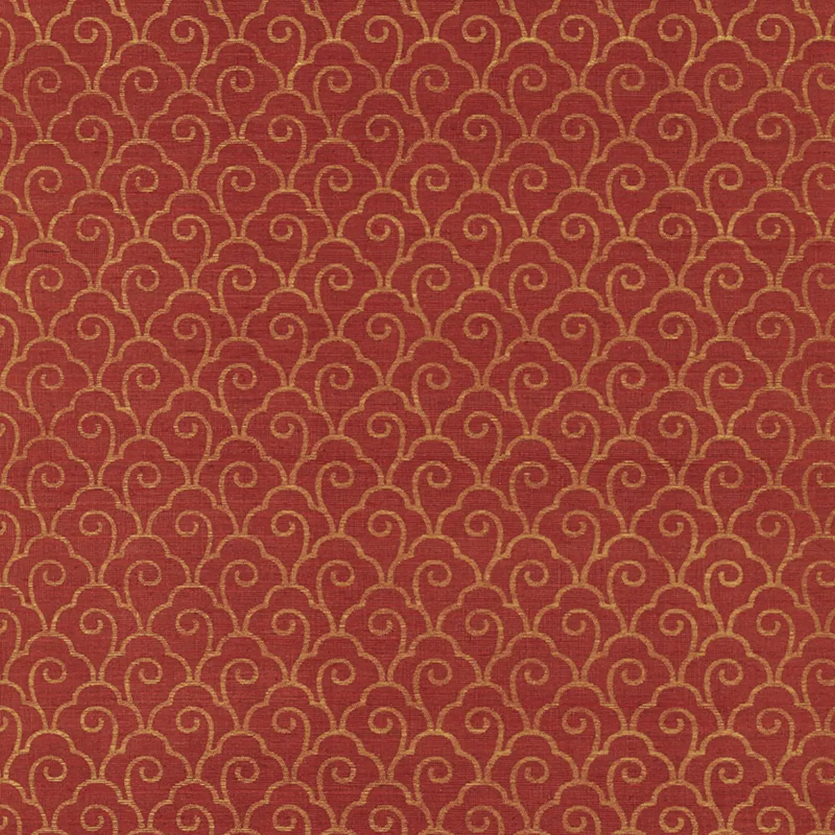 SCALLOP FILIGREE SISAL_ GOLD ON LACQUER