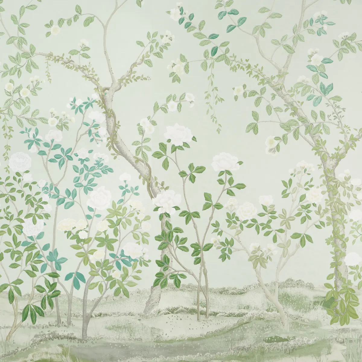 MADAME DE POMPADOUR PANEL SET_ GREEN