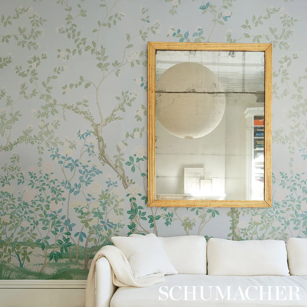 MADAME DE POMPADOUR PANEL SET_ BLUE