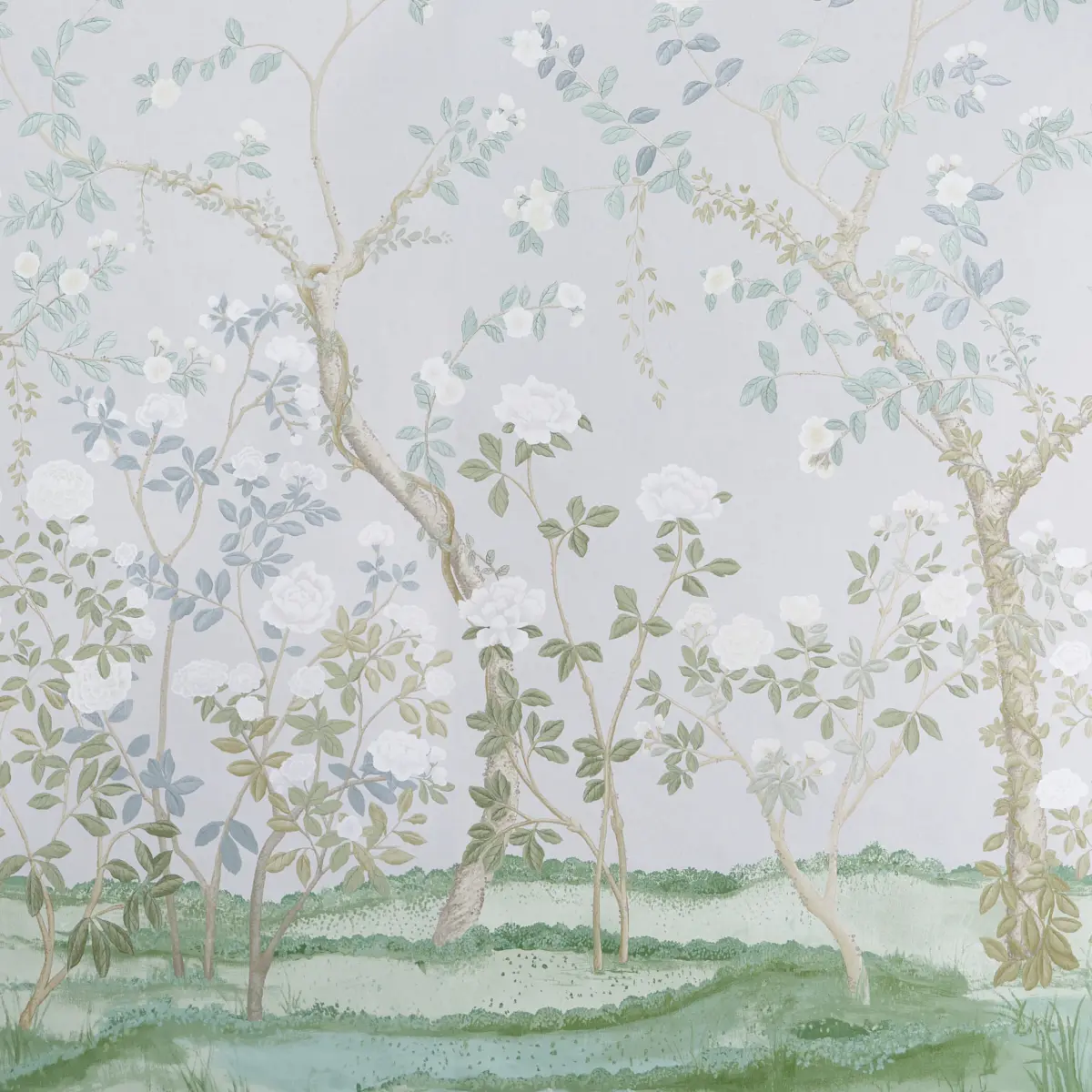 MADAME DE POMPADOUR PANEL SET_ GREY