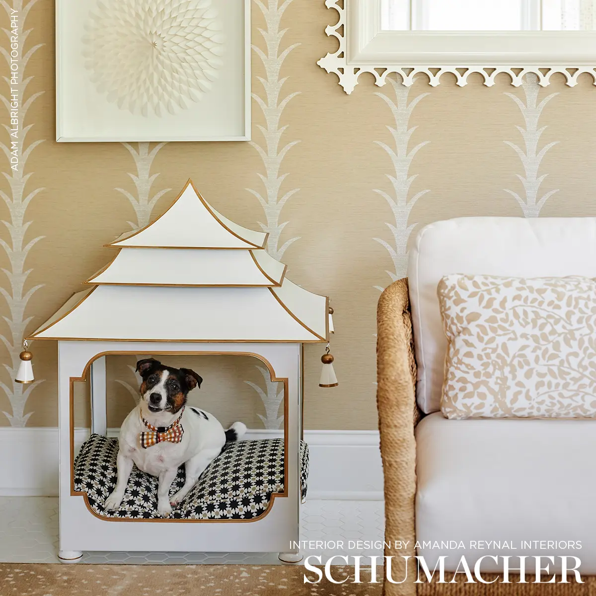 ACANTHUS STRIPE VINYL_ NATURAL