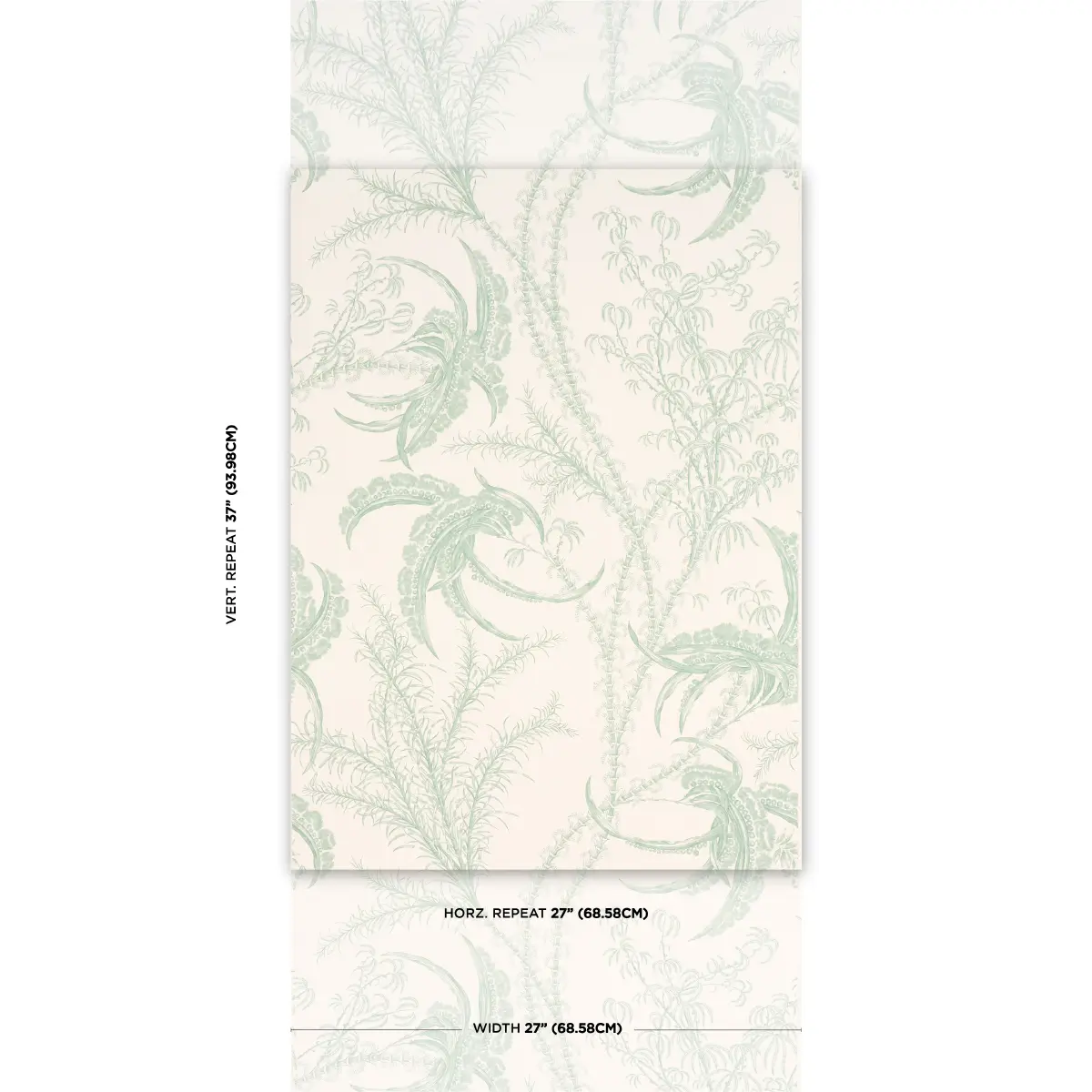 Ocean Toile_ EUCALYPTUS ON LINEN