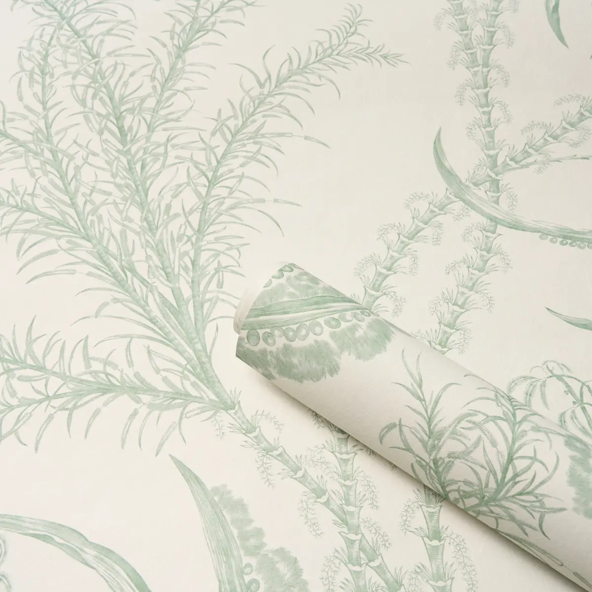 Ocean Toile_ EUCALYPTUS ON LINEN