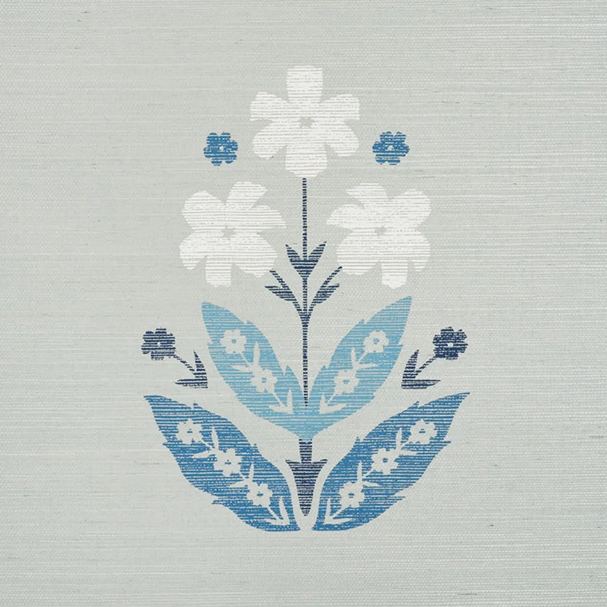 FLOWERET SISAL_ BLUES
