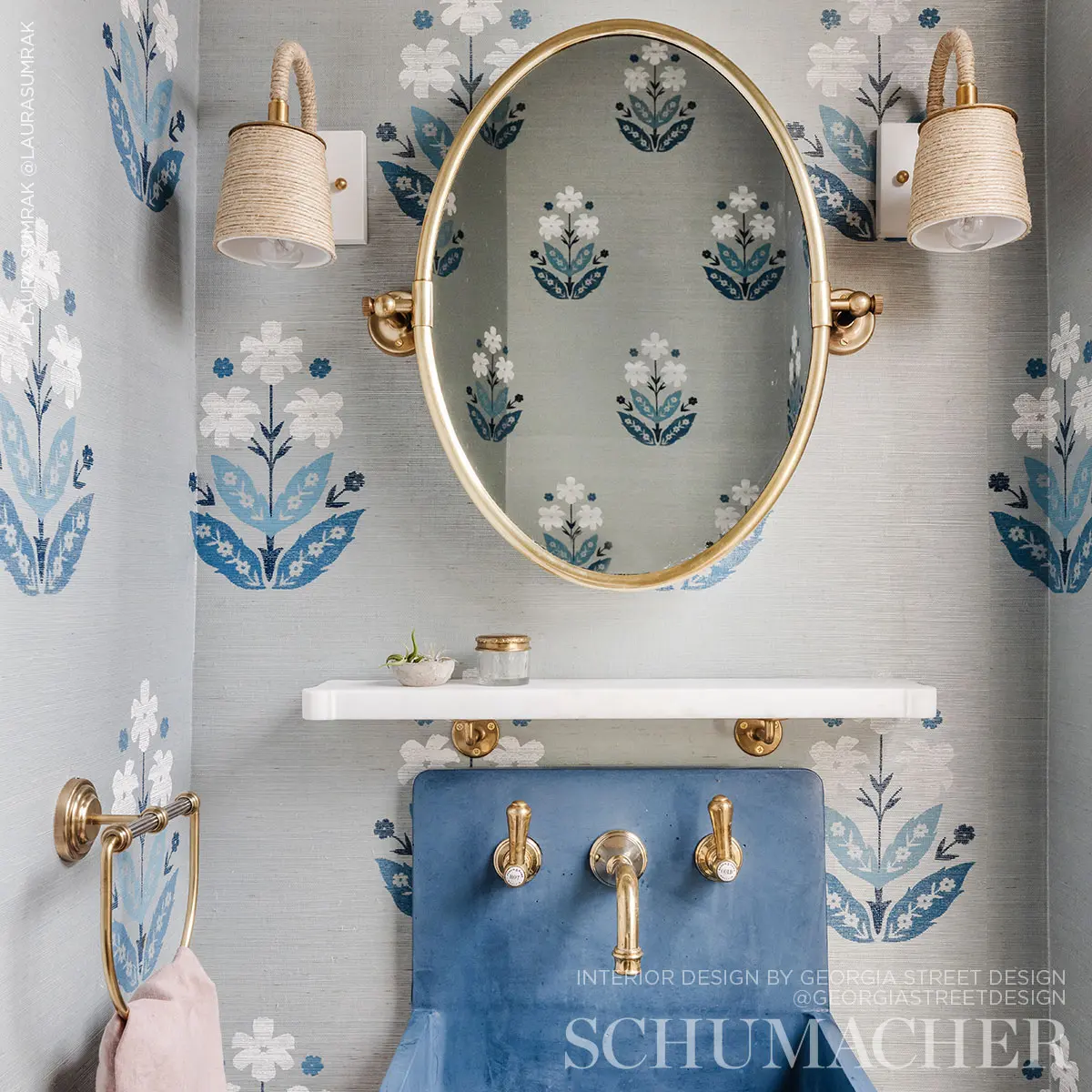 FLOWERET SISAL_ BLUES