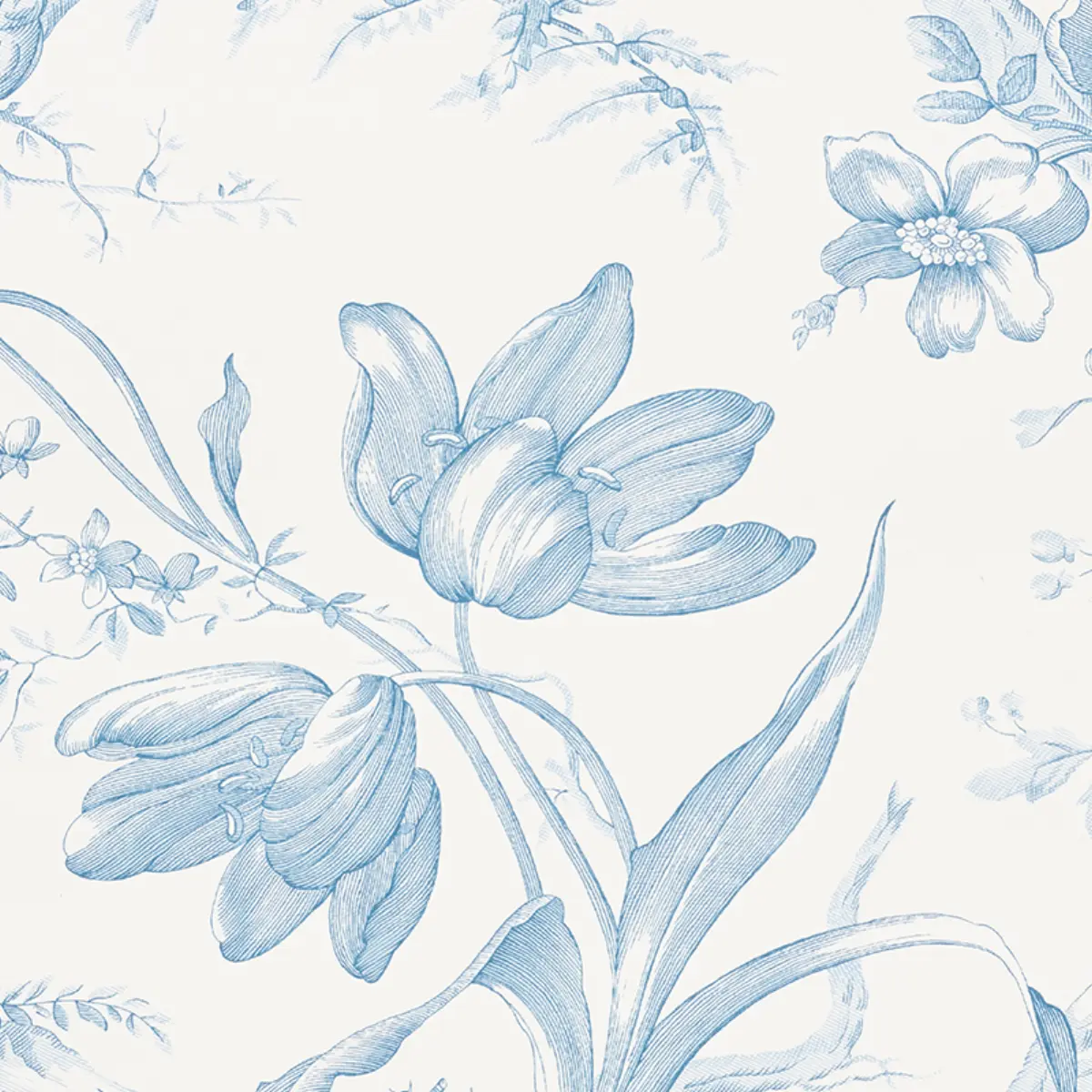 Toile De Fleurs_ DELFT