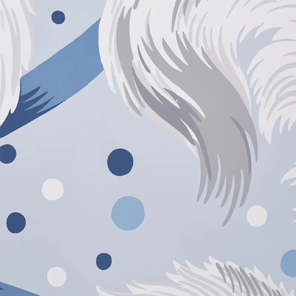 PLUMES ET RUBANS_ BLUE