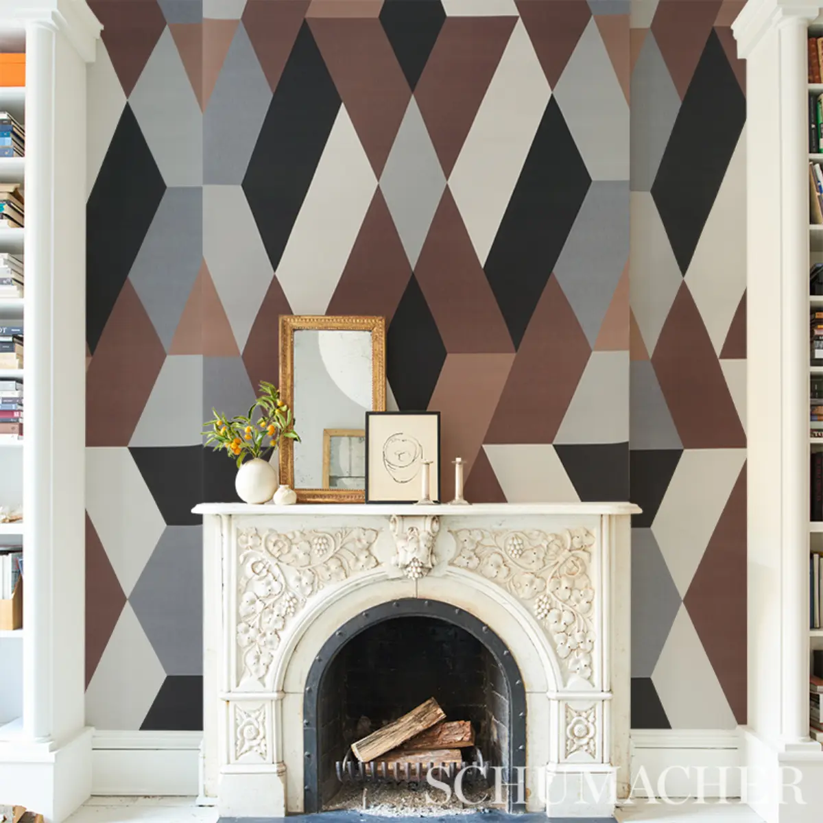 DECO DIAMONDS PANEL_ CARBON