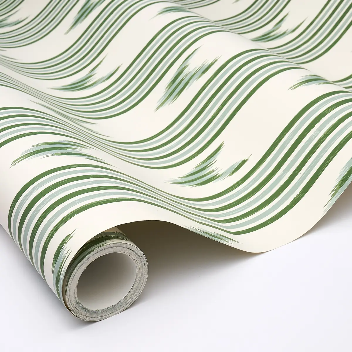 SANTA BARBARA IKAT_ LEAF GREEN