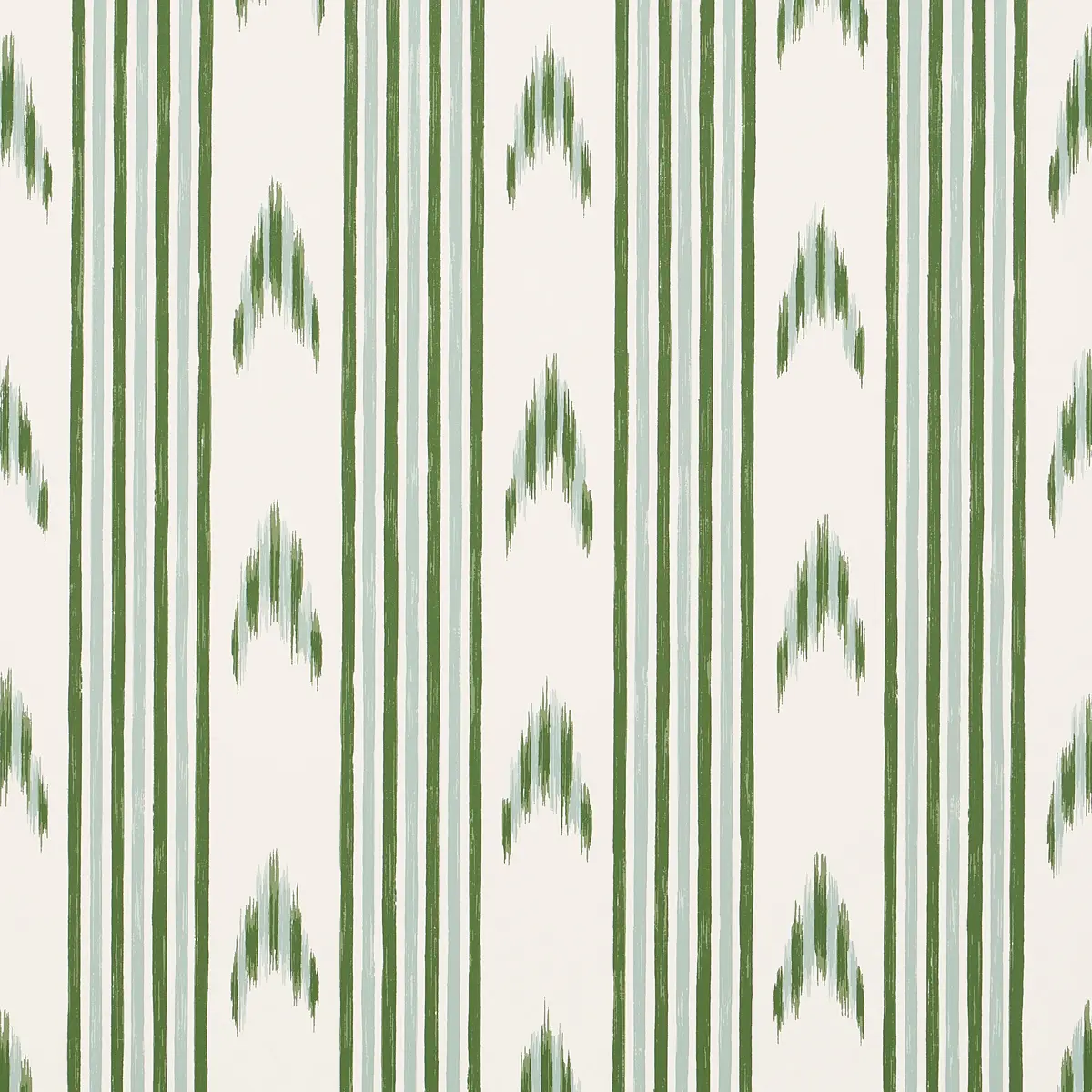 SANTA BARBARA IKAT_ LEAF GREEN