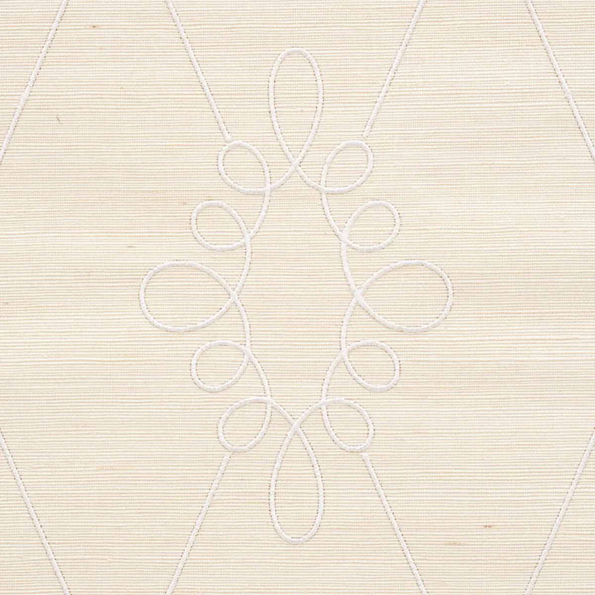 SYLVIE EMBROIDERED SISAL_ IVORY