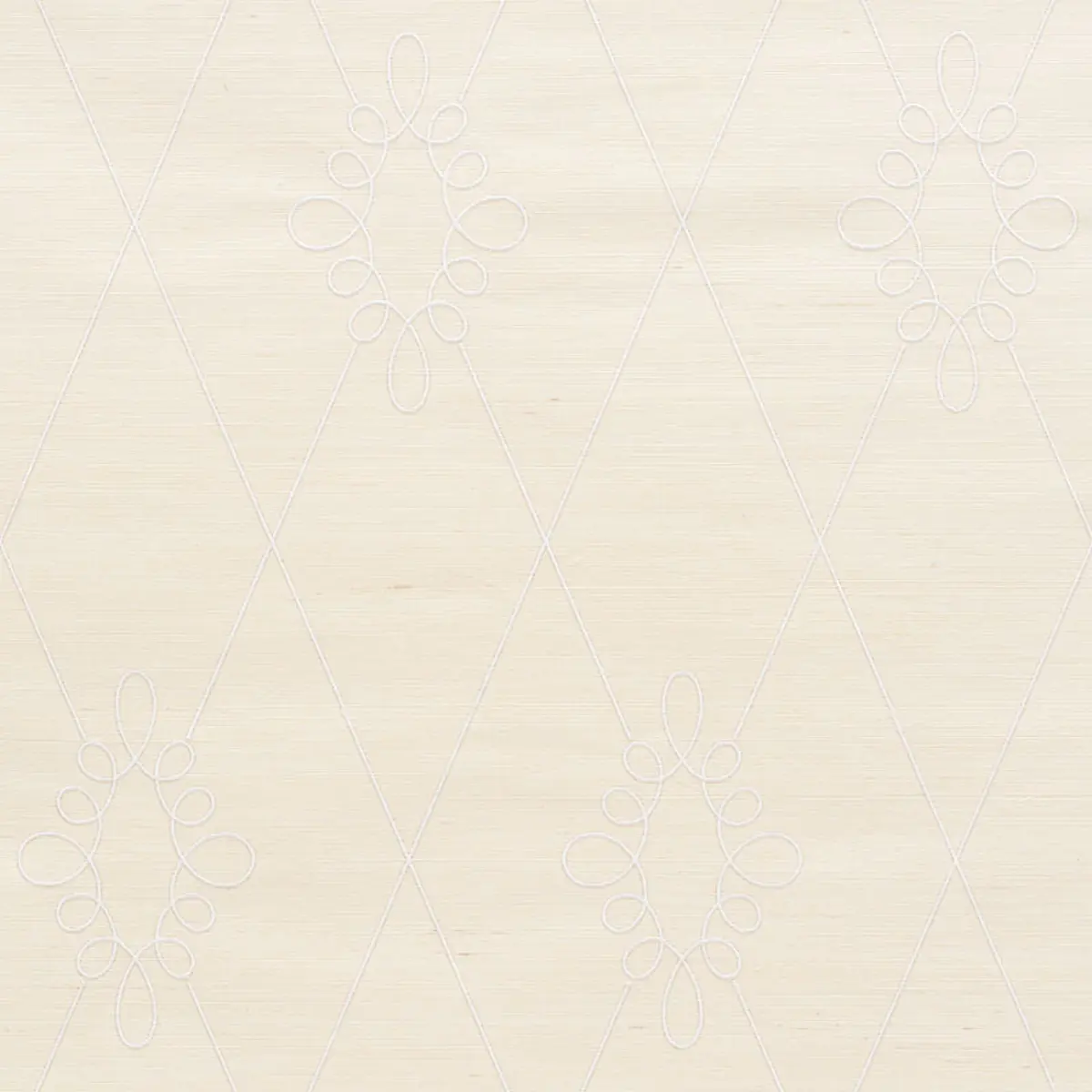 SYLVIE EMBROIDERED SISAL_ IVORY