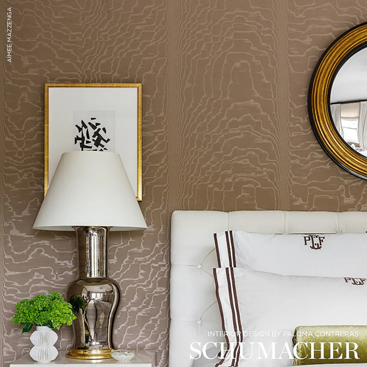 MOIRÉ WALLCOVERING_ FAWN