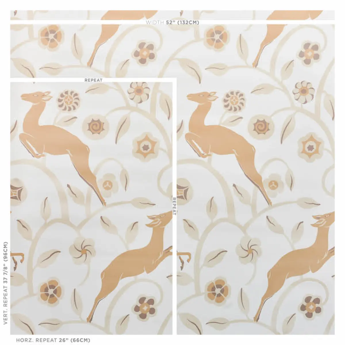LES GAZELLES AU BOIS VINYL_ NATURAL