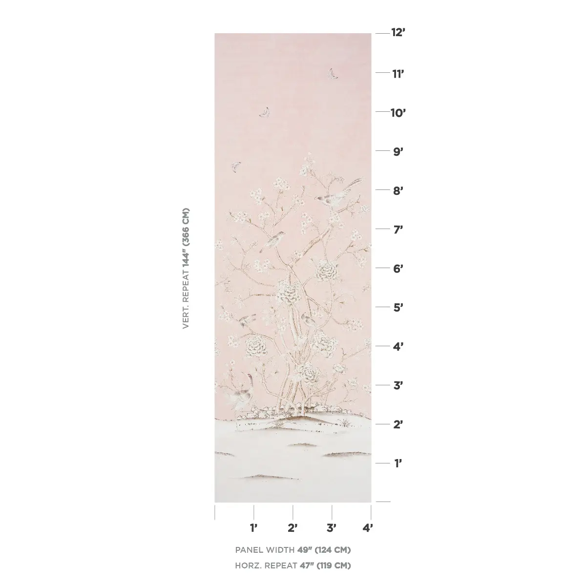CHINOIS PALAIS VINYL PANEL_ BLUSH