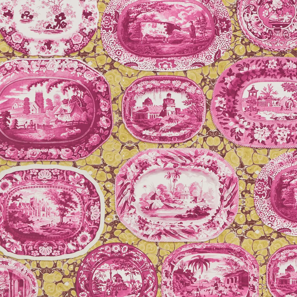 PLATES & PLATTERS_ MAGENTA & YELLOW