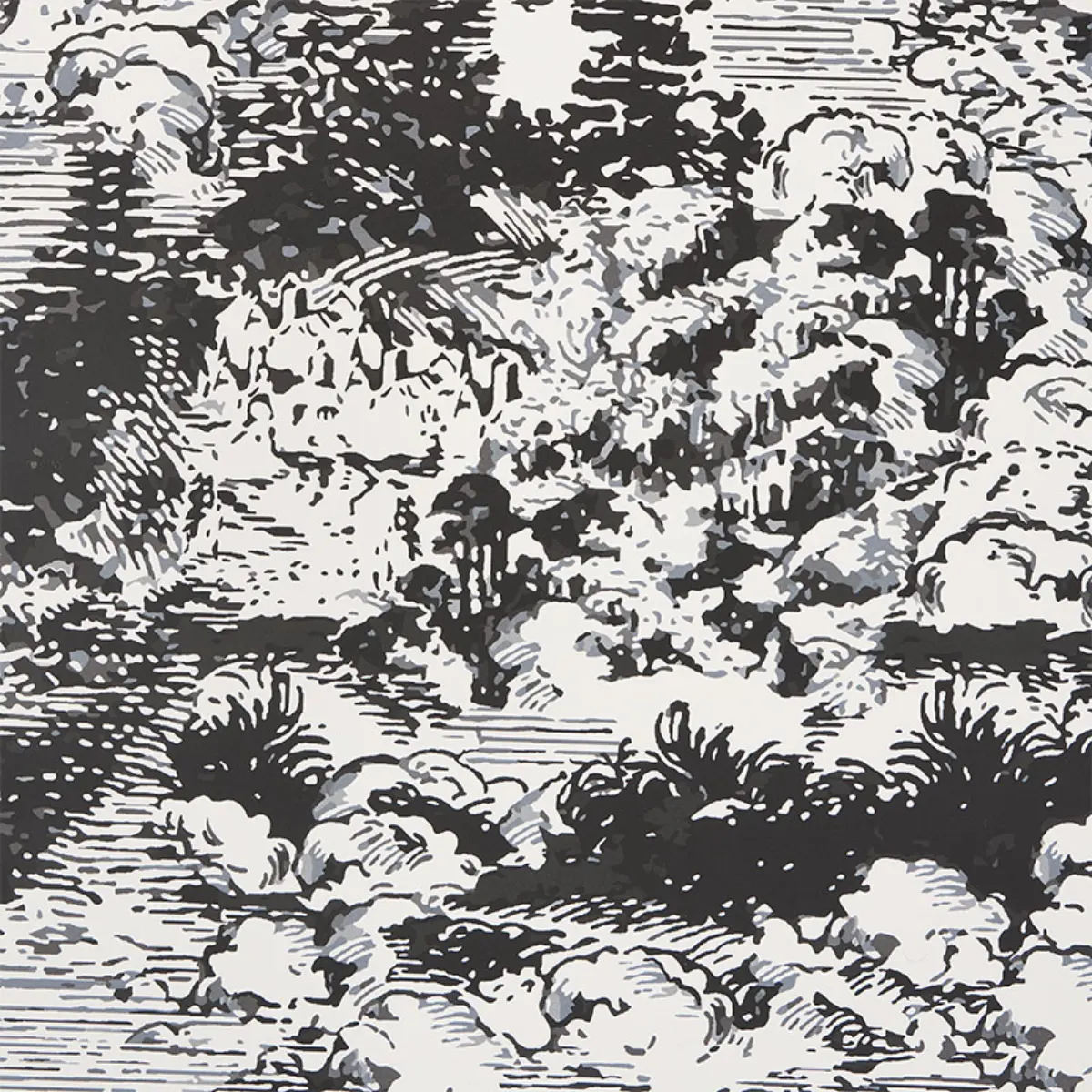 Modern Toile_ BLACK